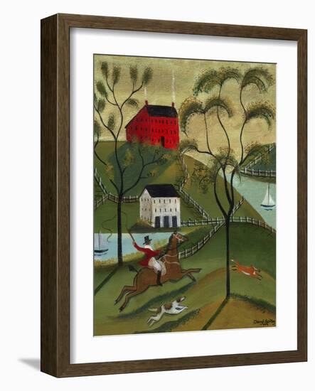 Ocean Fox Hunt Cheryl Bartley-Cheryl Bartley-Framed Giclee Print