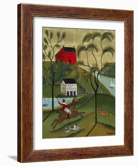 Ocean Fox Hunt Cheryl Bartley-Cheryl Bartley-Framed Giclee Print