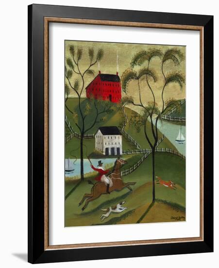 Ocean Fox Hunt Cheryl Bartley-Cheryl Bartley-Framed Giclee Print