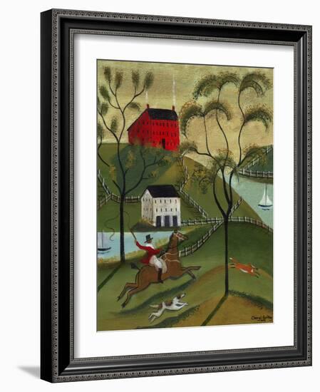 Ocean Fox Hunt Cheryl Bartley-Cheryl Bartley-Framed Giclee Print