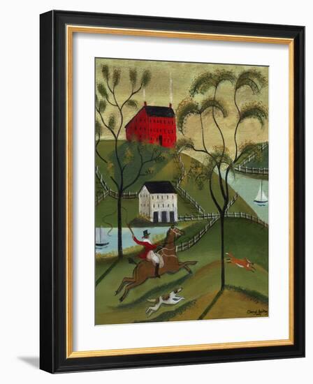 Ocean Fox Hunt Cheryl Bartley-Cheryl Bartley-Framed Giclee Print