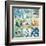 Ocean Front - Nine Square-Gregory Gorham-Framed Art Print