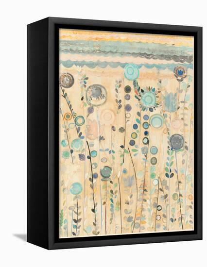 Ocean Garden I Cream-Candra Boggs-Framed Stretched Canvas