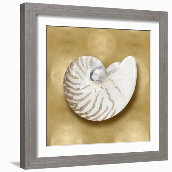 Ocean Gem on Gold III-Caroline Kelly-Framed Art Print