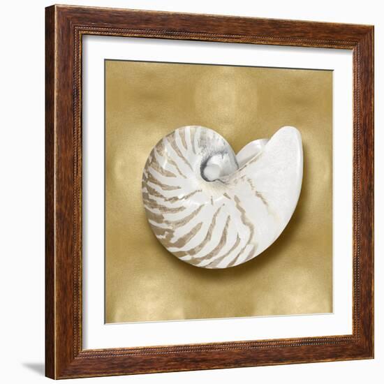 Ocean Gem on Gold III-Caroline Kelly-Framed Art Print