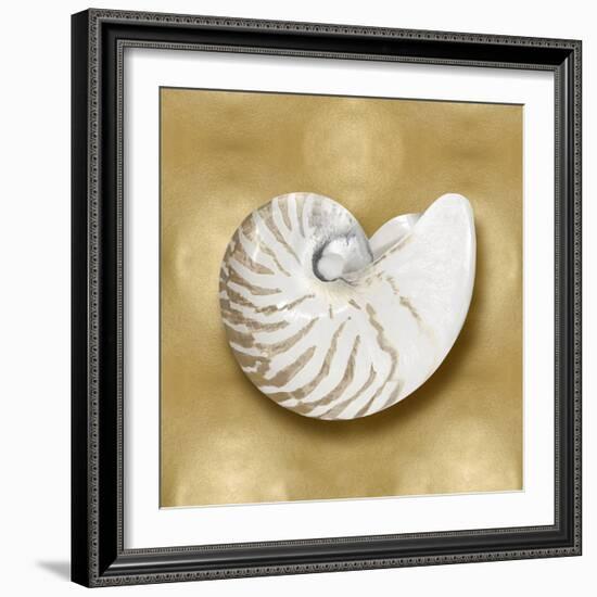 Ocean Gem on Gold III-Caroline Kelly-Framed Art Print