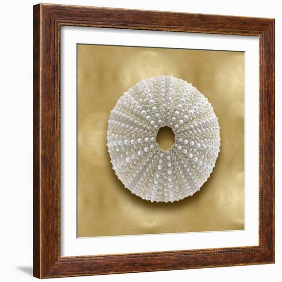 Ocean Gem on Gold V-Caroline Kelly-Framed Art Print