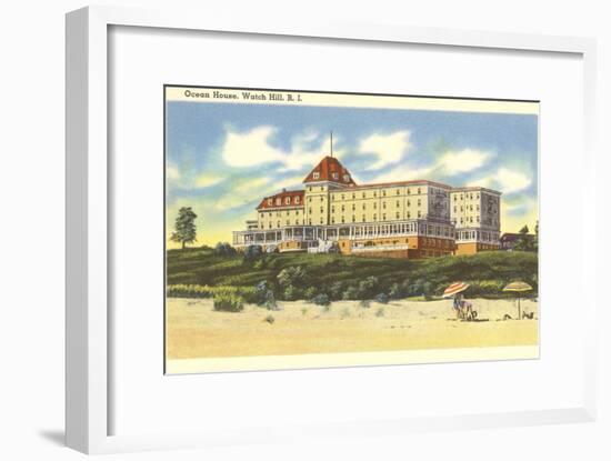 Ocean House, Watch Hill, Rhode Island-null-Framed Art Print