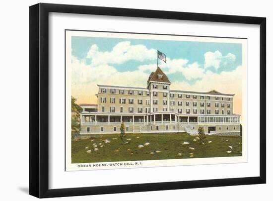 Ocean House, Watch Hill, Rhode Island-null-Framed Art Print