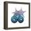 Ocean Hues Sea Urchin and Starfish-Albert Koetsier-Framed Stretched Canvas