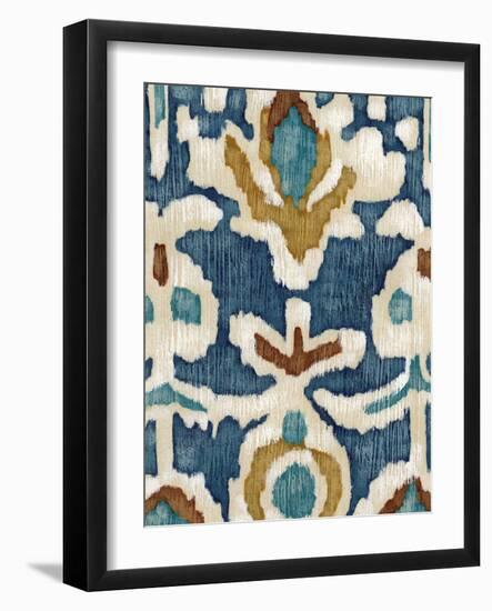 Ocean Ikat I-Chariklia Zarris-Framed Art Print