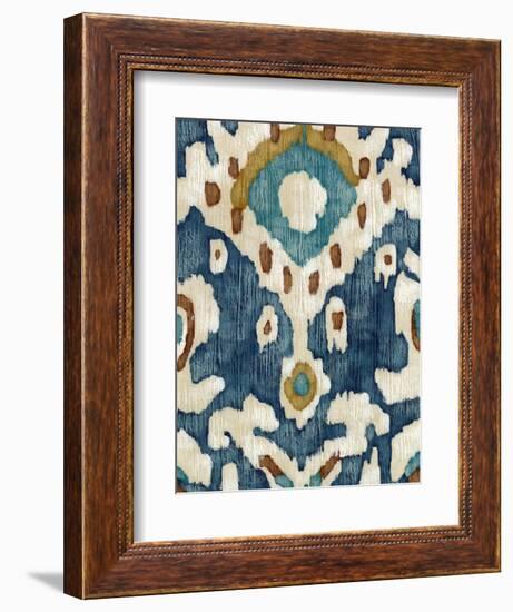 Ocean Ikat II-Chariklia Zarris-Framed Art Print