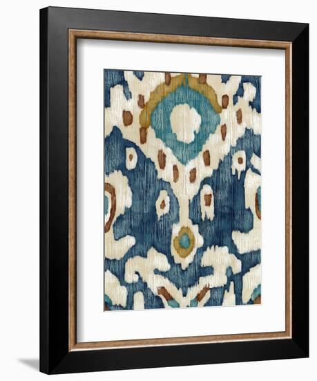 Ocean Ikat II-Chariklia Zarris-Framed Art Print