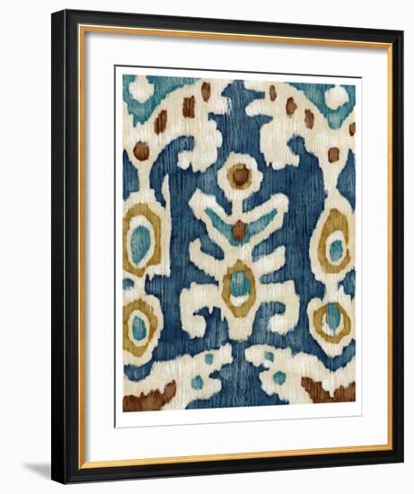 Ocean Ikat III-Chariklia Zarris-Framed Limited Edition