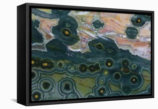 Ocean Jasper from Madagascar-Darrell Gulin-Framed Premier Image Canvas