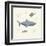 Ocean Life Shark-Becky Thorns-Framed Art Print