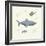 Ocean Life Shark-Becky Thorns-Framed Art Print