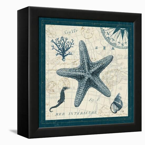 Ocean Life V-Pela-Framed Stretched Canvas