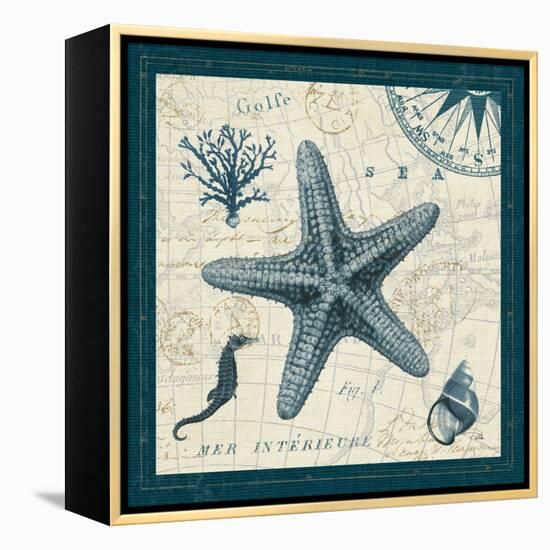 Ocean Life V-Pela-Framed Stretched Canvas