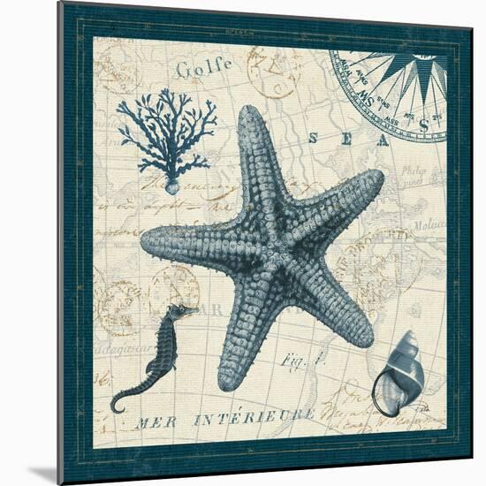 Ocean Life V-Pela-Mounted Art Print