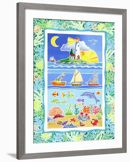 Ocean Life-Geraldine Aikman-Framed Giclee Print