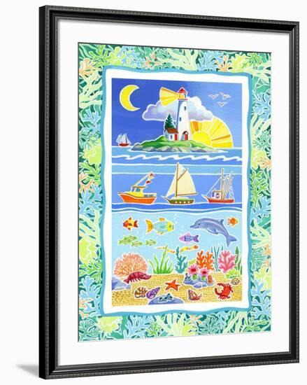 Ocean Life-Geraldine Aikman-Framed Giclee Print