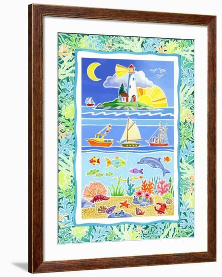 Ocean Life-Geraldine Aikman-Framed Giclee Print