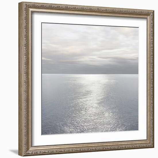 Ocean Light Gray I-Maggie Olsen-Framed Art Print