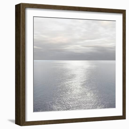 Ocean Light Gray I-Maggie Olsen-Framed Art Print