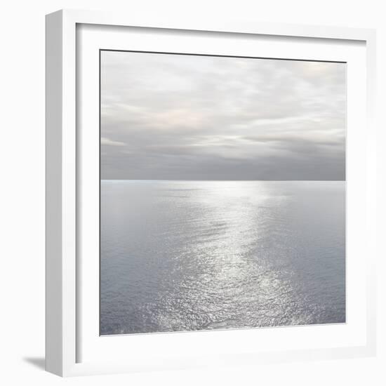 Ocean Light Gray I-Maggie Olsen-Framed Art Print