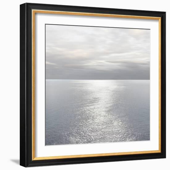 Ocean Light Gray I-Maggie Olsen-Framed Art Print