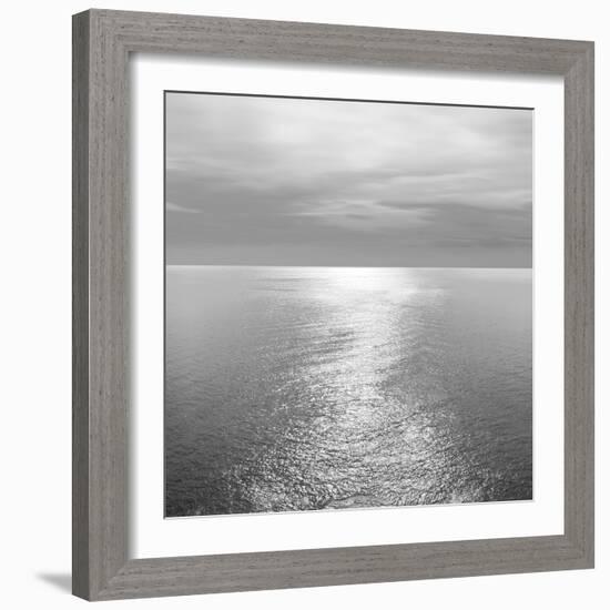 Ocean Light Gray III-Maggie Olsen-Framed Art Print