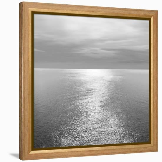 Ocean Light Gray III-Maggie Olsen-Framed Stretched Canvas