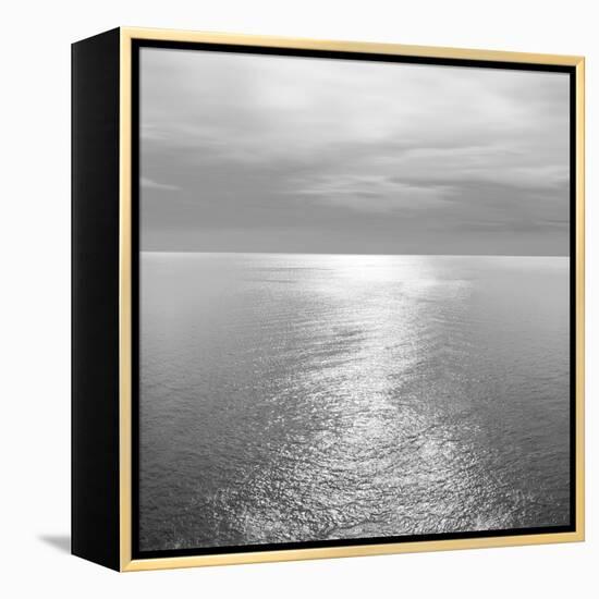 Ocean Light Gray III-Maggie Olsen-Framed Stretched Canvas