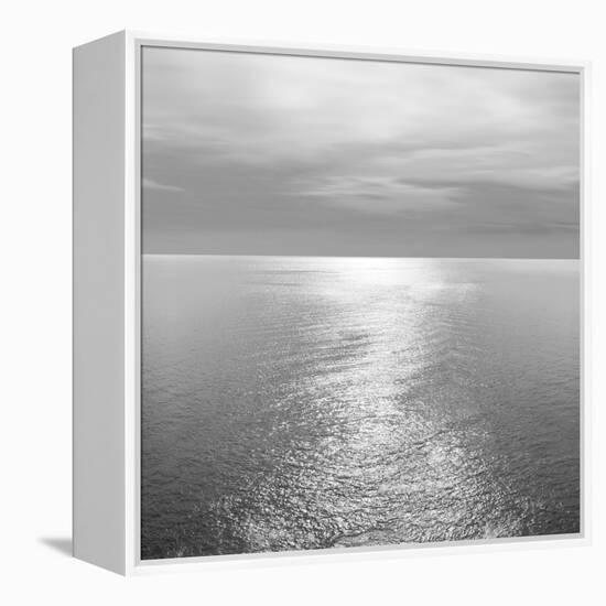 Ocean Light Gray III-Maggie Olsen-Framed Stretched Canvas