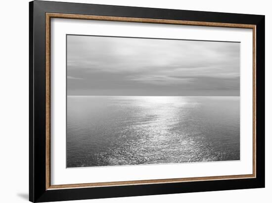 Ocean Light Gray IV-Maggie Olsen-Framed Art Print