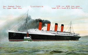 Ocean Liner RMS Lusitania, 20th Century
