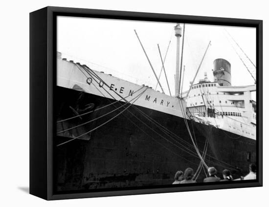 Ocean Liner RMS Queen Mary, 20th Century-null-Framed Premier Image Canvas