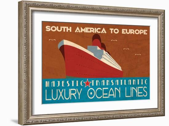 Ocean Liner-Jason Giacopelli-Framed Art Print