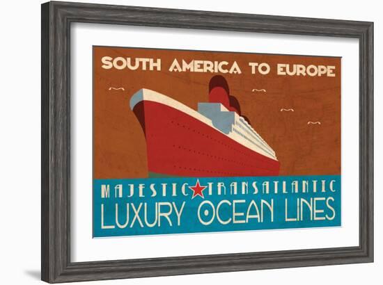 Ocean Liner-Jason Giacopelli-Framed Art Print