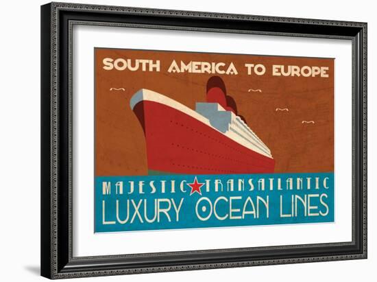 Ocean Liner-Jason Giacopelli-Framed Art Print