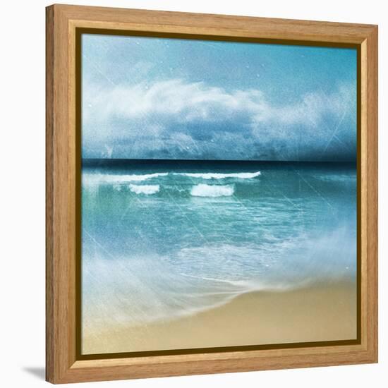 Ocean Movement I-Emily Robinson-Framed Stretched Canvas