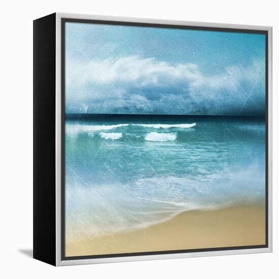 Ocean Movement I-Emily Robinson-Framed Stretched Canvas