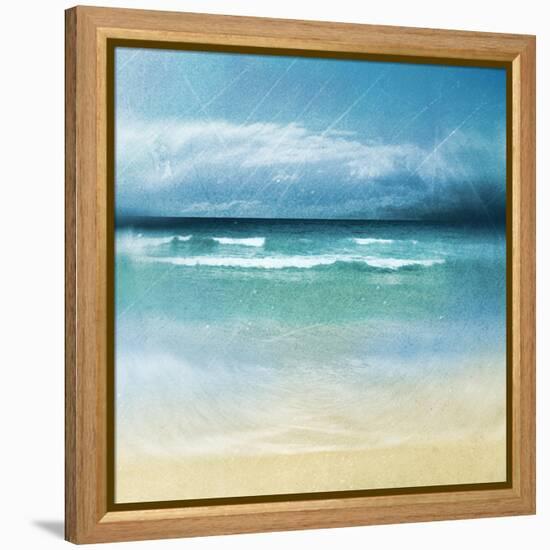 Ocean Movement II-Emily Robinson-Framed Stretched Canvas