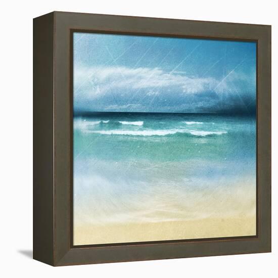 Ocean Movement II-Emily Robinson-Framed Stretched Canvas