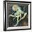 Ocean Octopus on Black-Danhui Nai-Framed Art Print