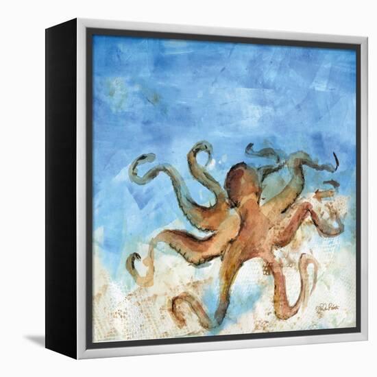 Ocean Octopus-LuAnn Roberto-Framed Stretched Canvas