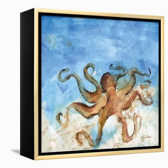 Ocean Octopus-LuAnn Roberto-Framed Stretched Canvas