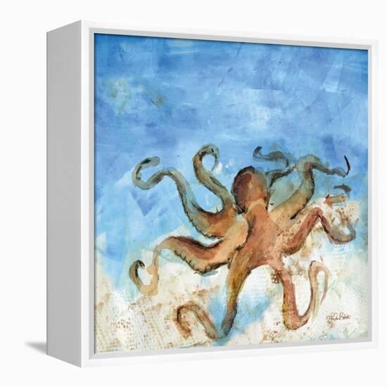 Ocean Octopus-LuAnn Roberto-Framed Stretched Canvas