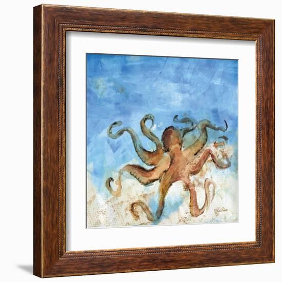 Ocean Octopus-LuAnn Roberto-Framed Art Print